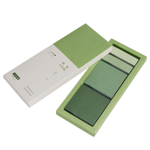 Portable Blank Sticky Notes, Self-Stick Index Tabs Organizer for Planner, Journal, Calendar, 480 Sheets, Green 1