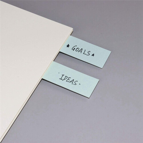 Portable Blank Sticky Notes, Self-Stick Index Tabs Organizer for Planner, Journal, Calendar, 480 Sheets, Green 2