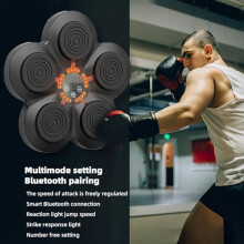 Tappetino da Muro per Macchina da Boxe per Bambini, Dispositivo per Allenamento per Punzonatura Montato un Parete per Attrezzatura da Boxe Musicale