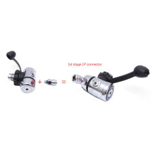 Regulador de Mergulho BCD para 3/8-24 Adaptador de Baixa PressãO Adaptador CCR Parte de Mergulho