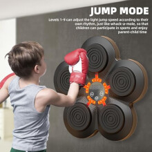 Boxing Traing Machine Wall Mat for Children, Music Boxing Equipment Wall Mounted Punching Training Device,Adult