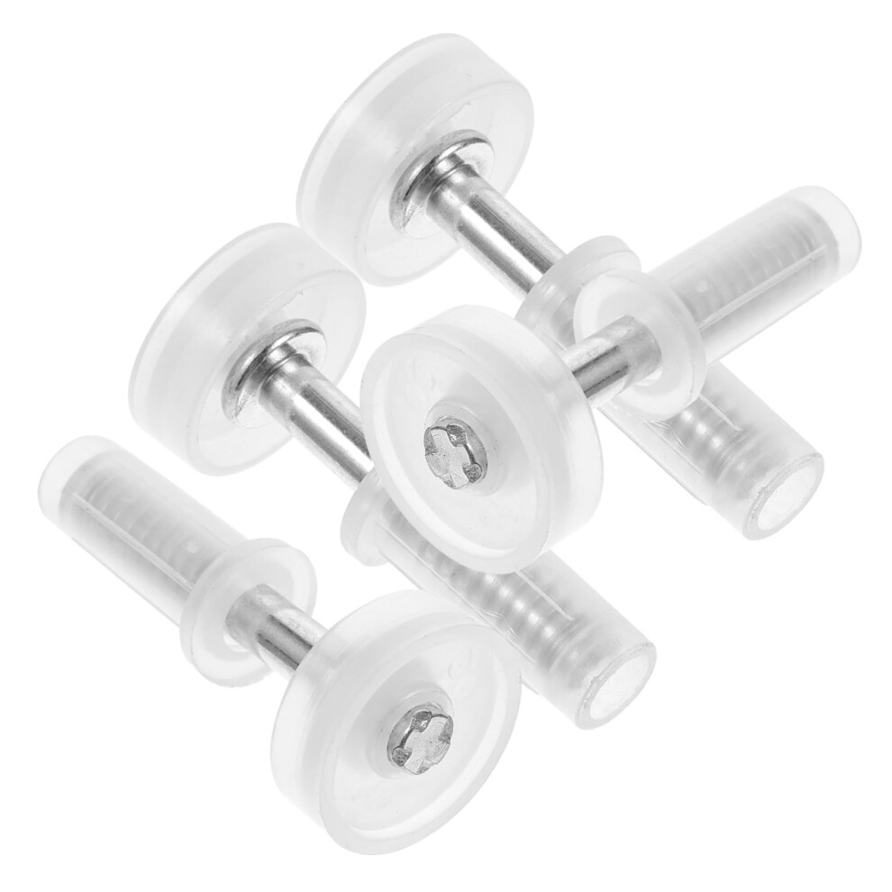 4Pcs Stainless Steel Bifold Door Pivot Hinges For Double Barn Doors, Heavy Duty Easy Install 9174973015581