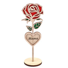 Wood Mama Rose Mom Gifts Rose, Rose Gifts for Her and Best Gifts for  Roses