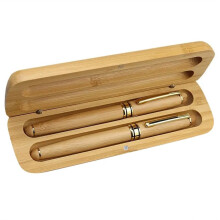 Cancelleria nel Legno di Bambù Studenti Affari Ufficio Penna un Sfera e Confezione Regalo Set di Penne Regalo Eleganti e Belle Penne