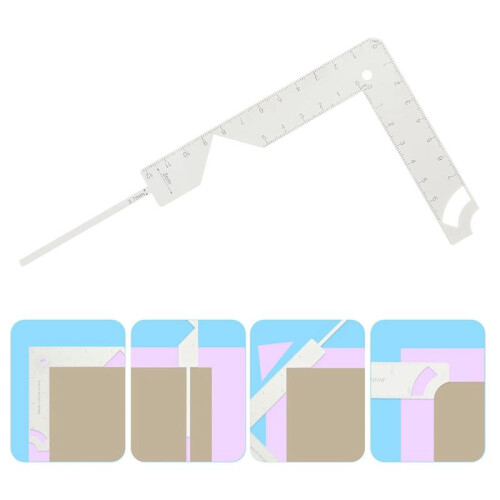 5-In-1 Book Cover Guide,Bookbinding Kit,Book Binding Kits Bookbinding Cover Tool for Making Book Cover DIY Tool 1