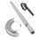 Ring Sizer Measuring Tool Set with Magnifying Glass, Integrated Conical Solid Ring Mandrel Sizer Tools for Ring Repair 1