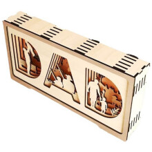 Border New Multi-Layer Stand- Shape for Dad and Son Gift Ornaments Festival Happy Gift