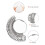 Ring Sizer Measuring Tool Set with Magnifying Glass, Integrated Conical Solid Ring Mandrel Sizer Tools for Ring Repair 4