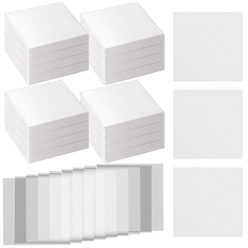 2000 PeçAs Celulose Que Pesa A Amostra Do LaboratóRio da Folha de Papel Que Pesa PapéIs de Peso, Livre de NitrogêNio, 4 X 4 Polegadas