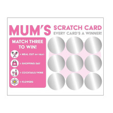 Mothers Day Gift, Gift for Mum, Mothers Day Scratch Card, Mothers Day Card, Scratch Card for Mum, Gift for Her,C