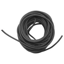 Tubes D'Exercice Caoutchouc Bande de RéSistance Catapult Dub Slingshot éLastique, Noir 10M