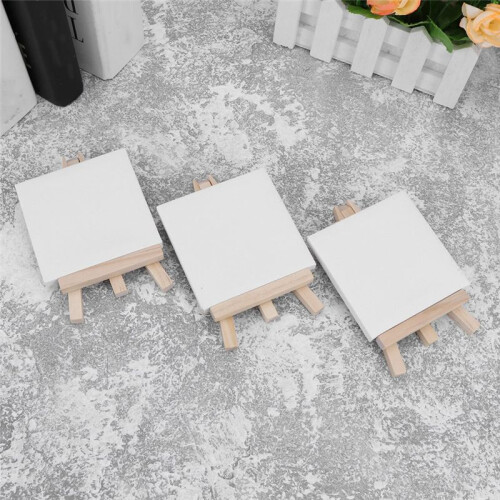 Canvas Panel Wooden Easel Sketchpad Settings for Painting  Drawing Decoration Gift and Kids' Learning 2