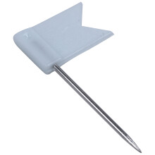 100 Flag Shape Map Pins Sughero Notice Board Drawing Pins Push Pin Bianca