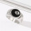 8  Pool  Ring,Adjustable Number Black 8 Eight Pool Billiard Ring, for Pool Lovers, Billiards Men'S Ring 5