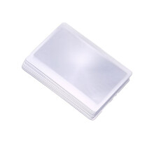 10X FickföRstoringsglas / FöRstoringsglaskarta / FöRstoringsglas / LäShjäLp Kreditkortsformat 3 GåNger Zoom Transparent