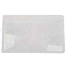 3 X Magnifier Magnification Magnifying Fresnel Pocket Credit Card Size Transparent magnifying glass