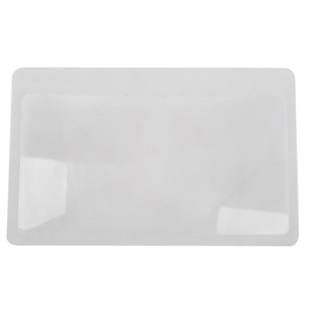 Torribaly 3 X Magnifier Magnification Magnifying Fresnel Pocket Credit Card Size Transparent Magnifying Glass