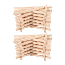 24 Pack  Wood Display Easel Wood Easels Set For Paintings  Small Acrylics Oil Projects