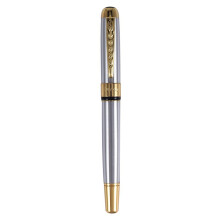 Jinhao 250 Frosted White Gold Fountain Pen M Nib Fountain Pen Gift Festival