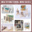 24 Pack  Wood Display Easel Wood Easels Set For Paintings  Small Acrylics Oil Projects 6