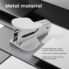 Students steel pine style staple remover white for 24/6 26/6 staples