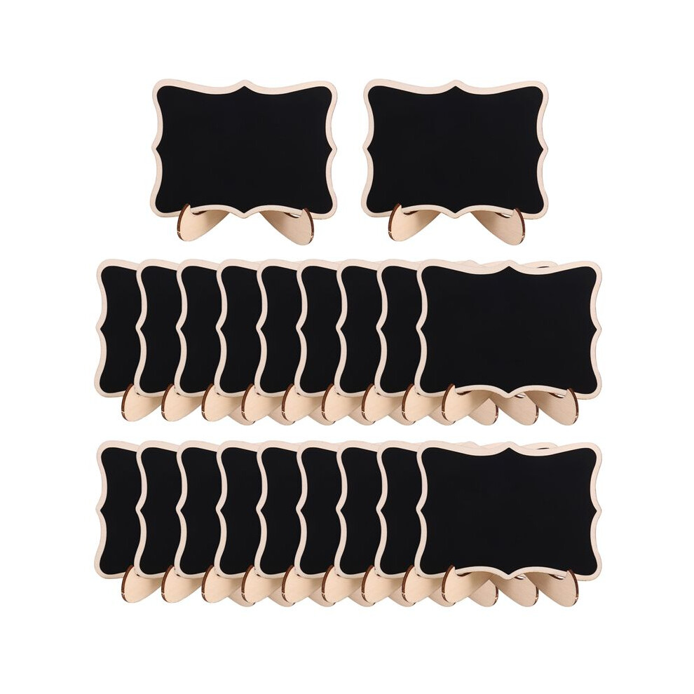 Chalkboard Sign,20 Pack Small Chalkboards Blackboard For Weddings, Birthday Parties, Message Board Signs And Event Decorations 4711358643424