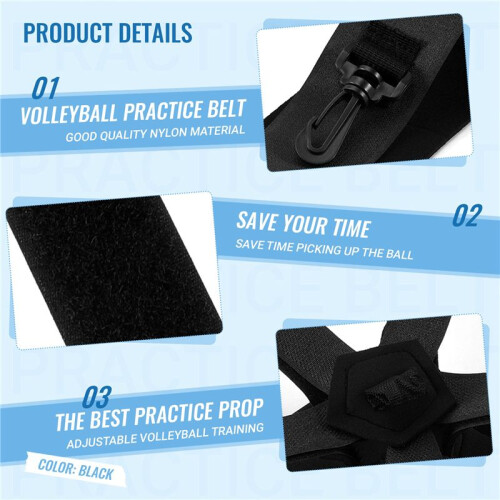 Volleyball Practice Belt Adjustable Volleyball Training Equipment for Serving and Arm Swing Trainer 1