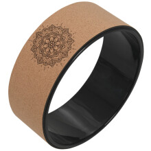 Wood Yoga Wheel Pilates and Buddha Lotus Professional Tpe Yoga Circle Gym Exercise Back Training Tool Bodybuilding Fitness