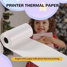 3 Rolls Printable Paper Thermal Paper 57X30mm Photo Paper for PAPERANG P1 P2 Printer