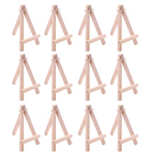 12 Pack 5 Zoll Holz Display Staffelei Natur Holz Stativ Halter StäNder für die Anzeige Von Kleinen LeinwäNden und Fotos