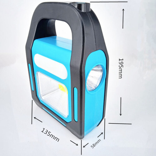 3 in 1 Solar USB Rechargeable COB LED Camping Lantern, Charging for Device, Waterproof Emergency Flashlight LED Light 1
