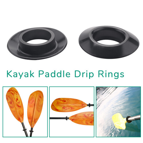 4Pcs Universal Kayak Canoe Raft Paddle Oar Drip Rings  Guards Ring Paddle Accessories Replacement 1