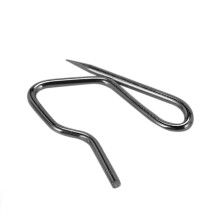 Confezione Da 100 Ganci per Tende nel Metallo Perni di Gancio per Tendaggi con Scatola Trasparente per Tenda per Finestra, Tenda per Porta e Tenda per