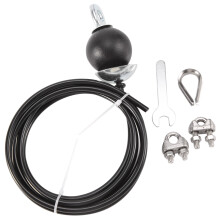 Home Gym Fitness Katrolkabel in Lengte Verstelbaar Zware Staaldraad 2M