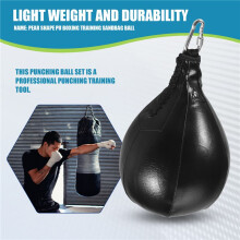 Sacos de Profesionales Saco de Boxeo Speedbag Training Speed Ball Fitness Boxing Speed Bag Accesorio, Negro