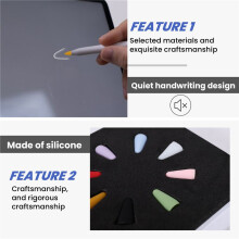 8Pcs Pen Nib Case for Pencil 2Nd Generation Silicone Pencil Tip Cover for Pencil 1St Pen Cap Protector-1