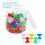 Push Pins 100-Pack Large Thumbtacks Used for Cork Board Bulletin Board with Plastic Case 4