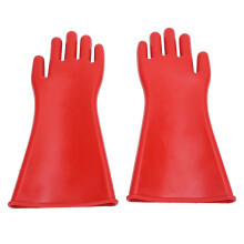 Elektrische Sicherheits-Isolierhandschuhe aus Gummi, wasserdicht, 12.000 V, Größe XL