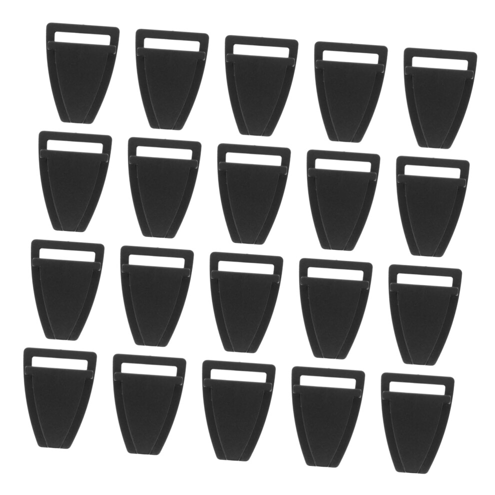 Helmet Chin Strap Buckle With Secure Triangle Clip, Quick Release, Durable Plastic For Safety Helmets, 20Pcs 9174973015819