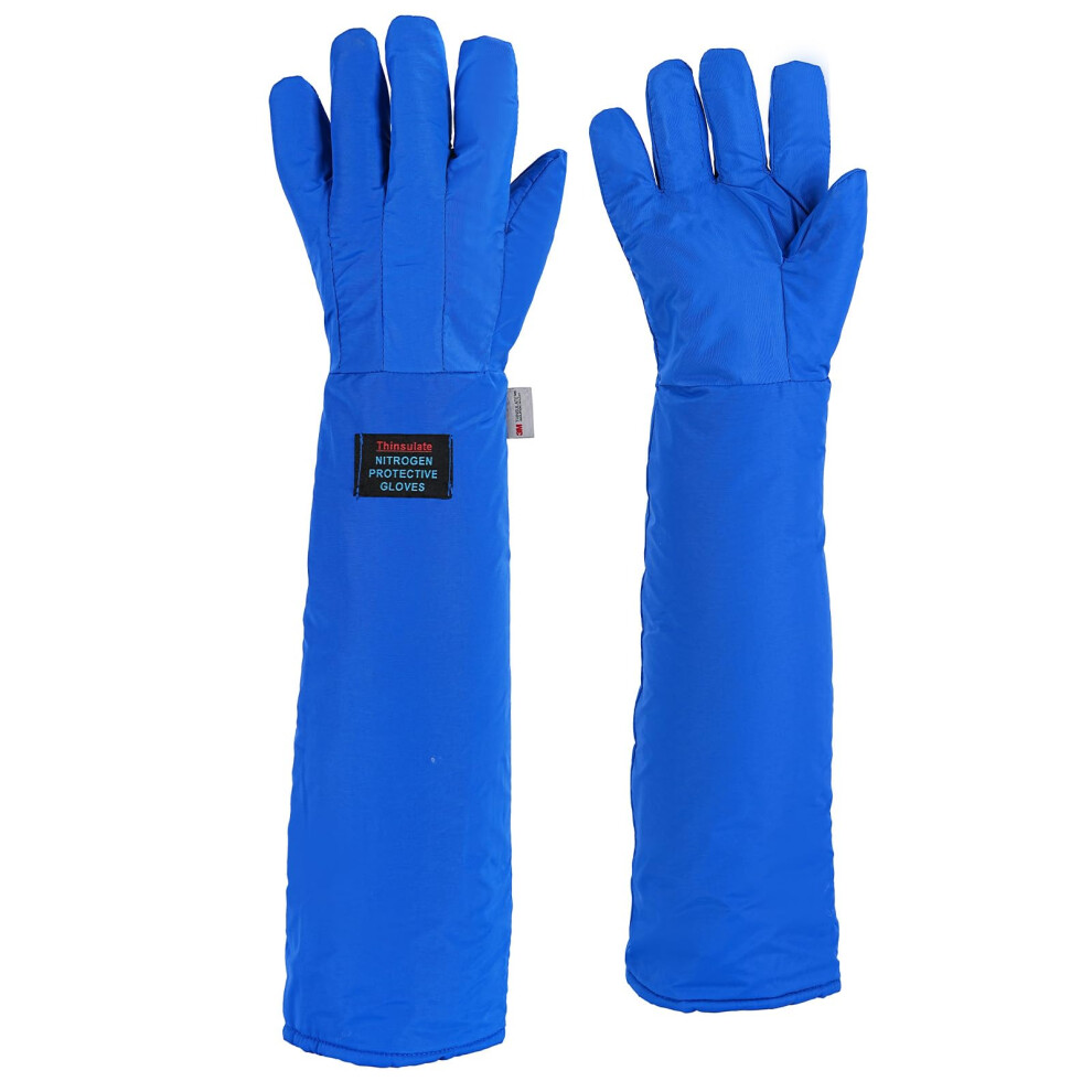 Cryogenic Gloves For Liquid Nitrogen Handling Shoulder Length Extreme Cold Protection Durable Build 9053599441168