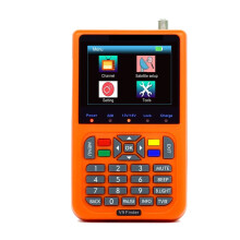 Satellite Finder DVBS2 TV Signal Meter 1080P HD H.265 3.5' LCD Display Rechargeable 3000mAh