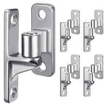304 Stainless Steel Gate Hinges 4 Pack, Heavy Duty 600lbs Load, Wall Mount for Wooden and Farm Gates