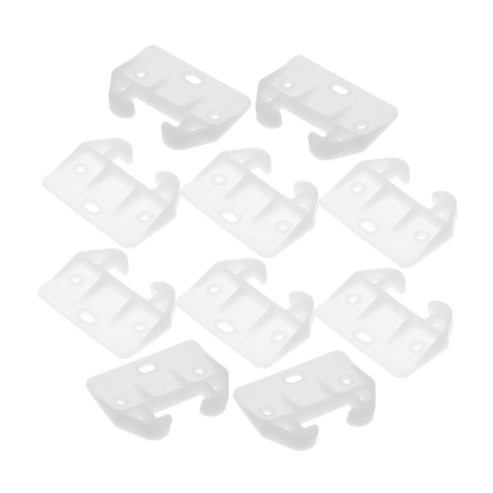 10Pcs Plastic Drawer Stops For Cabinets Nonslip Guides Smooth Alignment Durable Clips 9053599441281