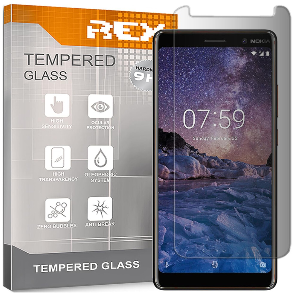 Privacy Tempered Glass Screen Protector For Nokia 7 Plus, Antispy With Smudgeresistant Surface 9073542356585