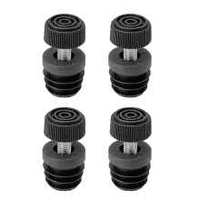 4pcs Adjustable Furniture Leveling Feet with NonSlip Base for Cabinets Tables Chairs 25mm