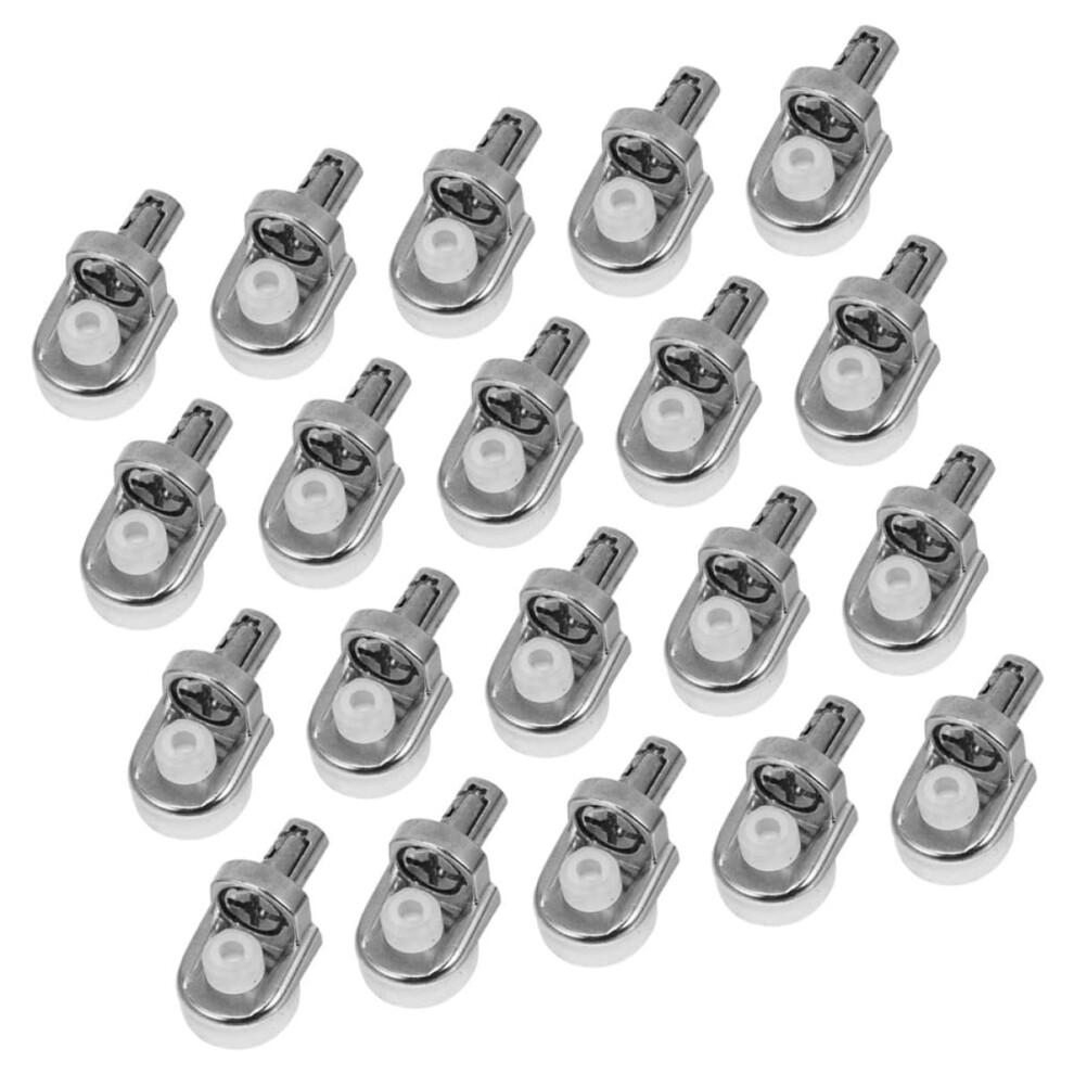 24Pcs Adjustable Cabinet Shelf Clips With Secure Grip And Suction Support Pegs For Bookcases 9174973016540