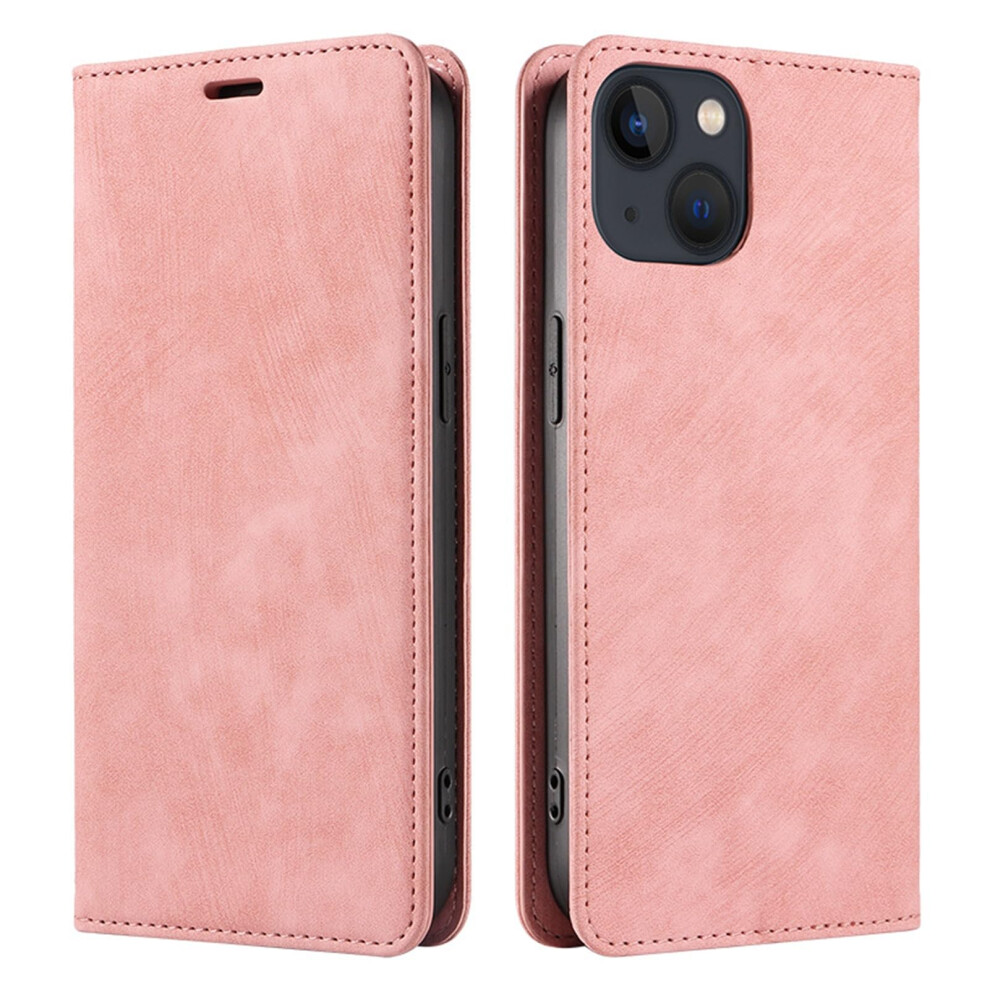 Wallet Case For Iphone 15 Pu Leather Flip Folio With Card Holder Stand And Drop Protection Pink 9169991066813