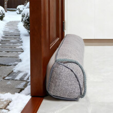 32 Inch Under Door Draft Stopper – Energy Saving, Noise and Light Blocking, Triangle Design, Gray
