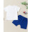 (12-18 Months, Navy Blue) Σετ σορτς για μονόχρωμα σορτς 4