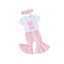 (6-12 Months, White) Ensemble été bébé (3 pièces).